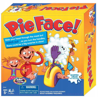 Pie Face Hra s obratnosťou tvárou -vytvorená párty s rodinnou párty