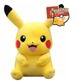 PLYŠOVÁ HRAČKA VEĽKÁ PIKAČU MASKOT PIKACZU POKEMON 29cm ORIGINÁL