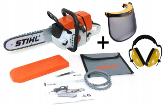 Náradie pre deti - Motor videl Toy Stihl pre dieťa + prilbou !!!