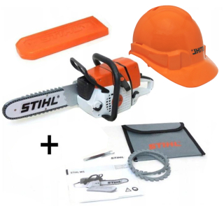 Náradie pre deti - Piła Motorowa Toy Stihl pre dieťa + helma!