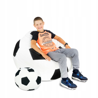 Detský sedací vak - pufa - Futbal PUFA PUF BAG XXL Seat 100 cm + ZADARMO