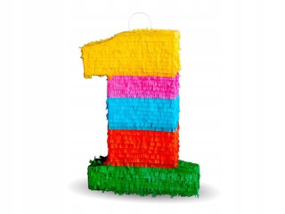 Modely Pinata narodeniny číslice Farebné 50cm