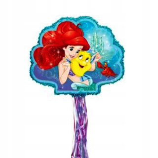 Piñatá Arielka Mermaid bez prerušenia náplň