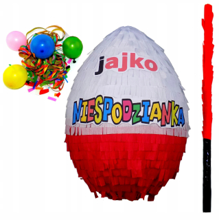 Pinata Egg + GRÁTIS Pinata 80cm