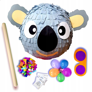Pinata Koala + 5 Free Pinata Birthday Teddy Bear