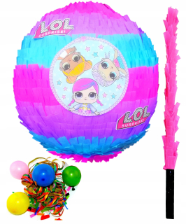 Pinata Pinata + Kijek + konfety 110cm