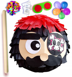 PINATA PIRÁT + 5 NARODENÍN PINATA