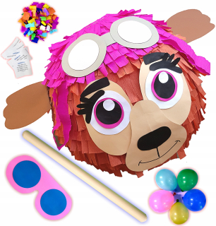 Pinata Dog Patrol Pink + 5 Free Pinata