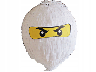 Narodeniny Pinya_Ninja Lego _ White XL 85cm