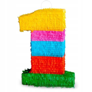 Pinata Pinata na narodeniny číslice 1 Color XXL