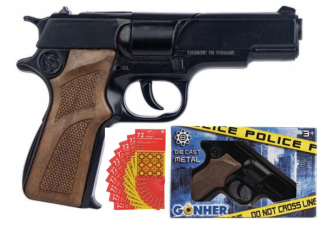 Pištoľ pre deti - Colt Metal Gun na disky Gonher diskov