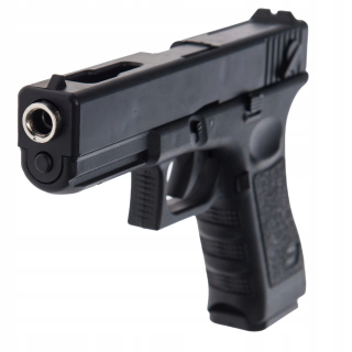 Pištoľ pre deti - Glock 17 pištoľou na 6mm guličky. Police replika
