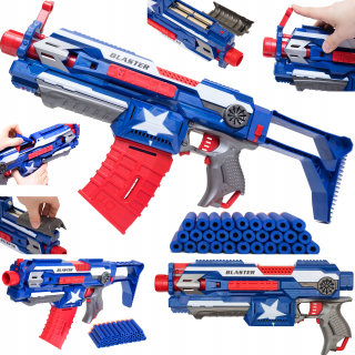 Pištoľ pre deti - 30ks Gun Nerf Puška Penové zbierky