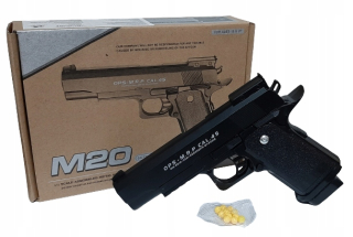 Pištoľ pre deti - M20 pištoľ na 6 mm Colt plastovými guličkami