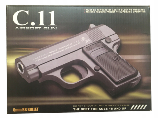 Pištoľ pre deti - Plechové pištoľ Colt č.11 vetrovku Lopty 6mm BB