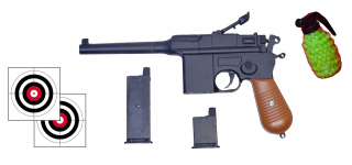 Pištoľ pre deti - Kovová pištoľ na Mauser C96 ASG Rifle