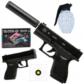 Glock 43 + 800 guľôčkových guľôčok