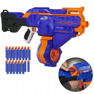 Pištoľ pre deti - Nerf Elite Automatic Minigun Pistol Infinus