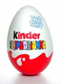 PK1C Big Egg sa Meno Nápis Surprise a