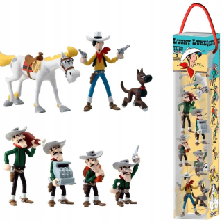 Rozprávková postavička - Plastory 70387 - Lucky Luke - Daltonów
