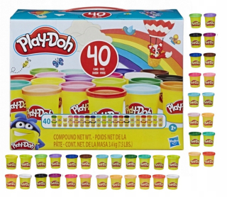 Play Doh Dough sada 40 vaňa Mega Paki 3,4 kg