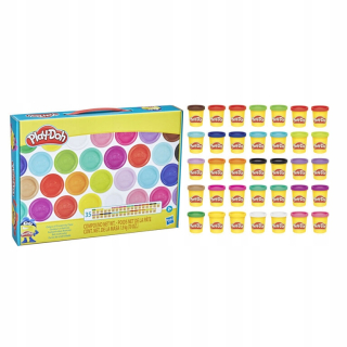 PLAY DOH CIASTOLINA sada 35 farebných rúrok 1,9 kg