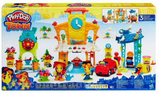 Play-Doh Cake City Town Center 3v1 Mega