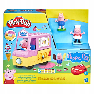 Pray-Doh Peppa Pig Car so zmrzlinou F3597