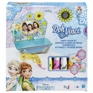 Play Doh Vinci Frozen Elsa Hasrbo dresing Set