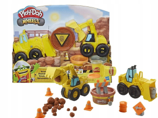 Play Doh Wheels E4294 bager buldozér 3 Tubes