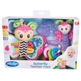 Hrkálka, chrastítko - Playgro Butterfly Toy Set 4s