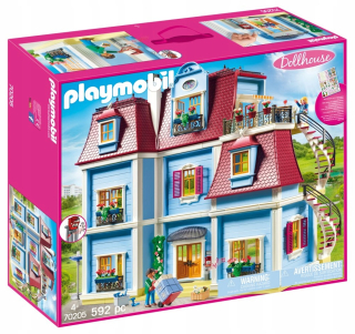 Stavebnica, slamky - Playboil veľký domček pre bábiky 70205