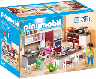 Stavebnica - Playmobil 9269 Veľký rodinný kuchyni