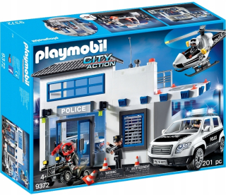 Stavebnica - PLAYMOBIL 9372 Poster komárím Police Auto