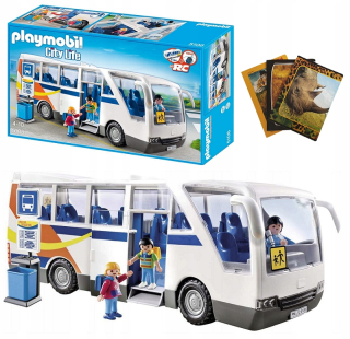 Stavebnica - PLAYMOBIL CITY 5106 ŠKOLSKÝ VÝLET AUTOBUS