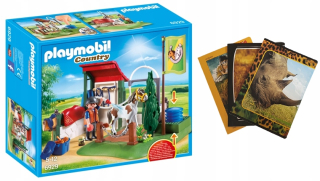 Stavebnica - Playmobil bloky 6929 umývacia linka pre kone