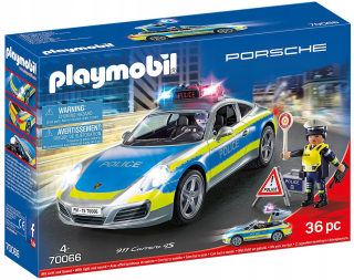 Stavebnica - PLAYMOBIL PORSCHE 911 Carrera 4S Police 70066
