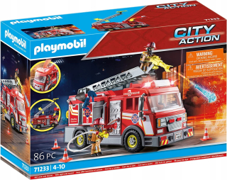 Stavebnica, slamky - Playmobil Hasičský svetlo zvuk 71233