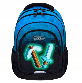 Viackomorový školský batoh AstraBag Multicolor 20 l