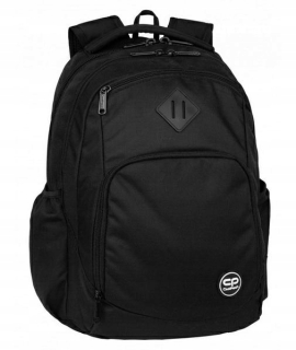CoolPack viackomorový školský batoh, čierny, 30 l