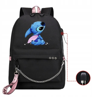Školský batoh - Lilo a Stitch Batoh - Škola pre dieťa A4 USB