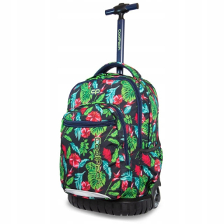 Školský batoh - Batoh na kolieskach Coolpack Swift Flowers Girls