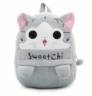 Plyšový batoh pre mačku materskú školu kawaii