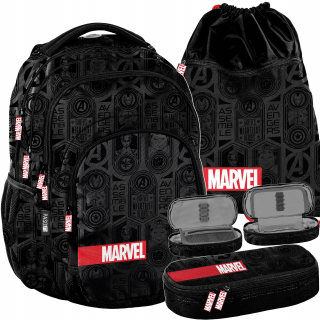 Školský batoh - Marvel School Backpack Black pre chlapca
