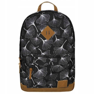 Školský batoh - BLACK JUNIOR BLACK BACKPACK GINKO INCOOD