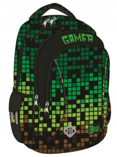 Školský batoh - Školský batoh St.right Pixel Gamer BP-26 Majewski