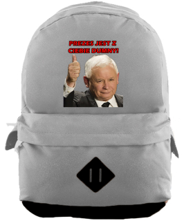Školský batoh - #PLECAK PIS BAG Grey Bag