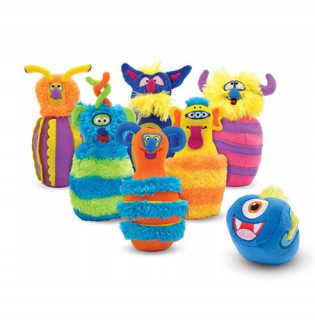 Plyšová farebné Bowling Monsters Melissa a Doug