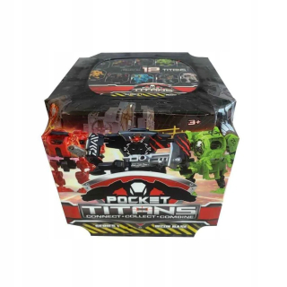 POCKET TITANS ROBOT + ARENA DO WALKI TM TOYS 1888