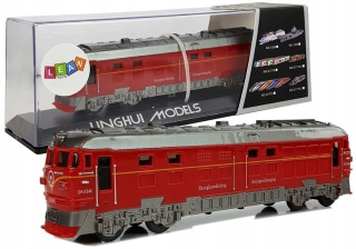 Dráha pre deti, stavebnica - Vlak lokomotíva Pendolino so svetlom Disku